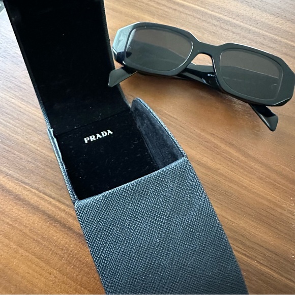 Prada Runway 49mm Rectangular Sunglasses - Picture 15 of 16